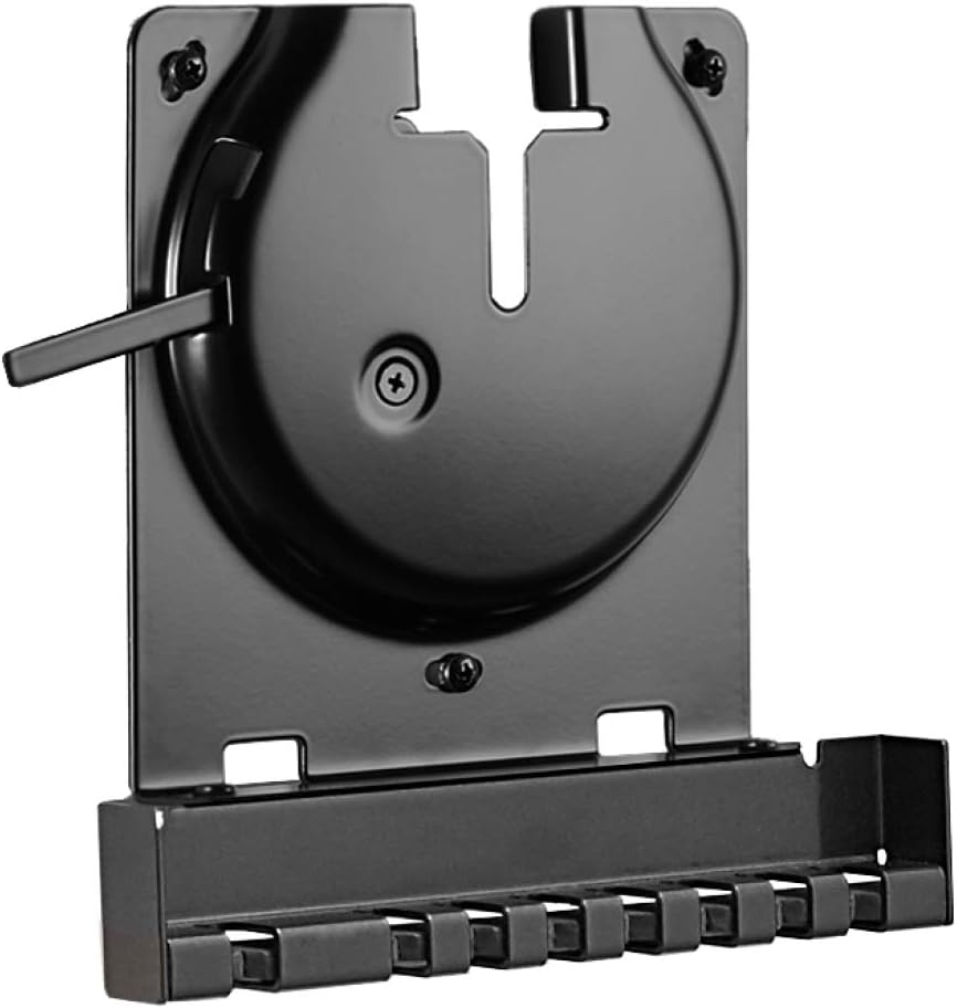 Sanus Wall Mount for Sonos Amp - Slim Black Design with Lockable Latch for Security - Low Profile Bracket Design Mounts in Any Orientation - Built-in Cable Management - WSSCAM1-B2 Pack of 2