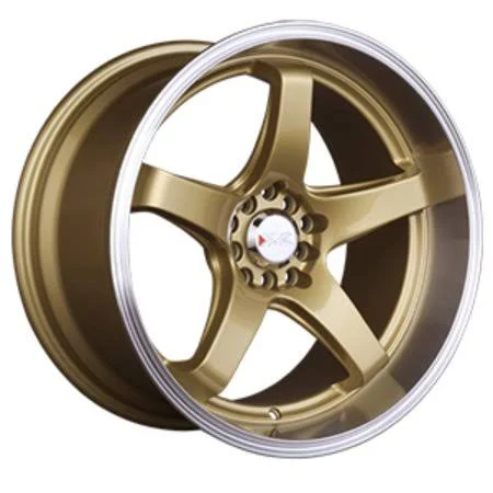 XXR - 555 Gold with Machined Lip (18x22 x 8.5