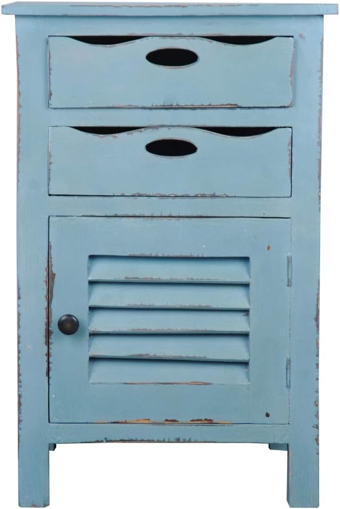 Sunset Trading Cottage Beach Blue Accent Table CC-CHE512LD-BB