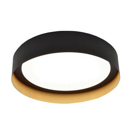 Lower Failand Flush Mount Latitude Run Fixture Finish: Black/Gold
