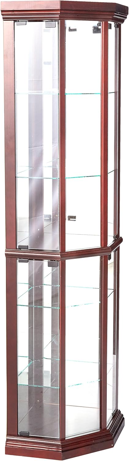 ACME 02347 Martha Corner Cabinet, Cherry Finish