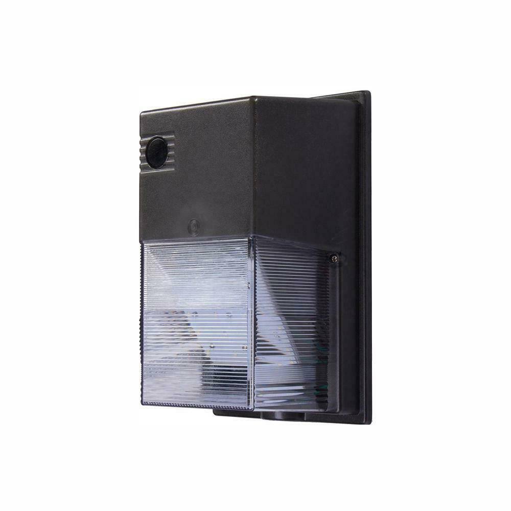 Commercial Electric 20-Watt Integral LED Wall Pack Dusk to Dawn Outdoor Light