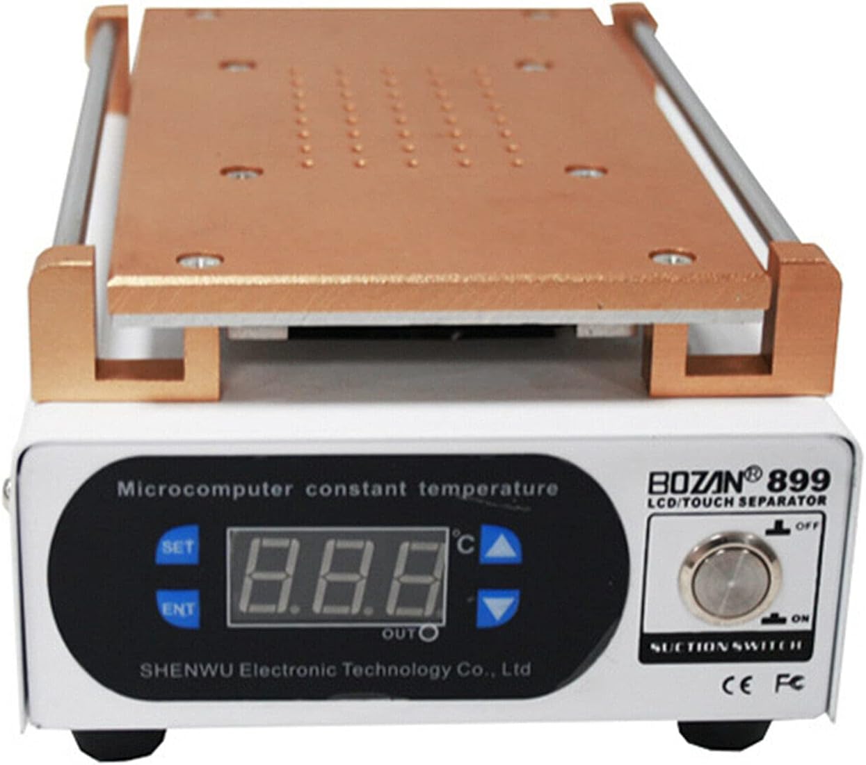 7'' LCD Screen Separator Machine, Touch Screen Removal Cell Phone LCD Glass Plate Build-in Pump Vacuum Repair LCD Screen for Smart Mobile Phone