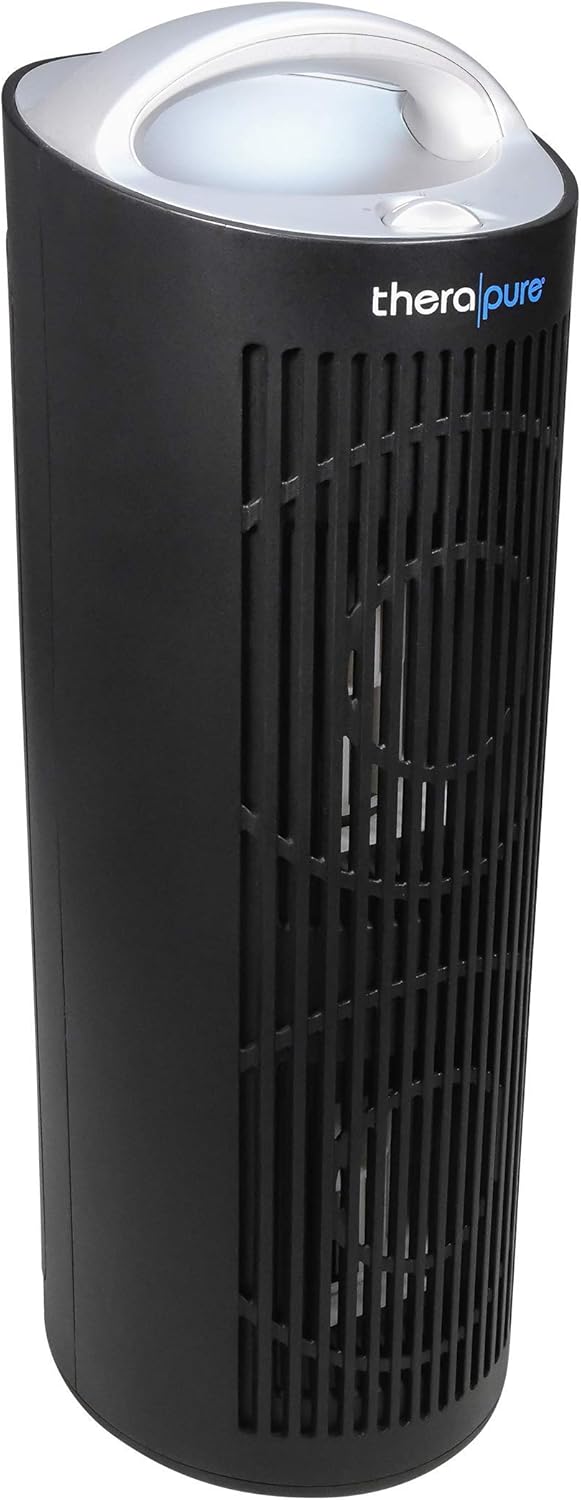 ENVION - Therapure TPP620 Tower Air Purifier with Handle, 4-Step Purification & HEPA-Type Filter (Black)