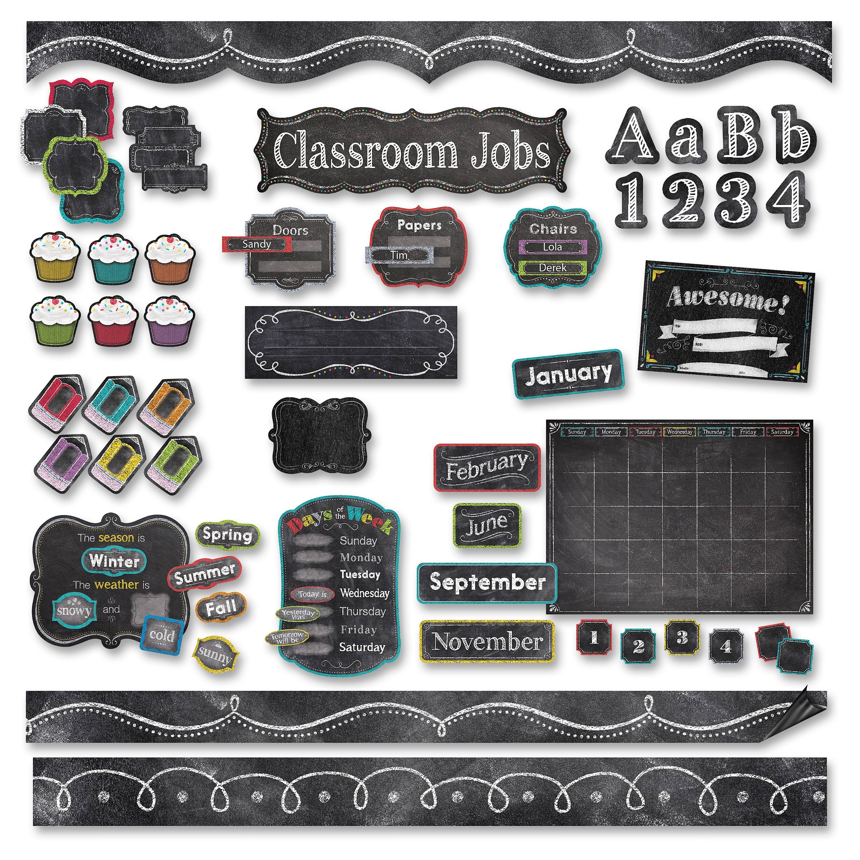 Creative Teaching Press Chalk It Up Bulletin Brd Set