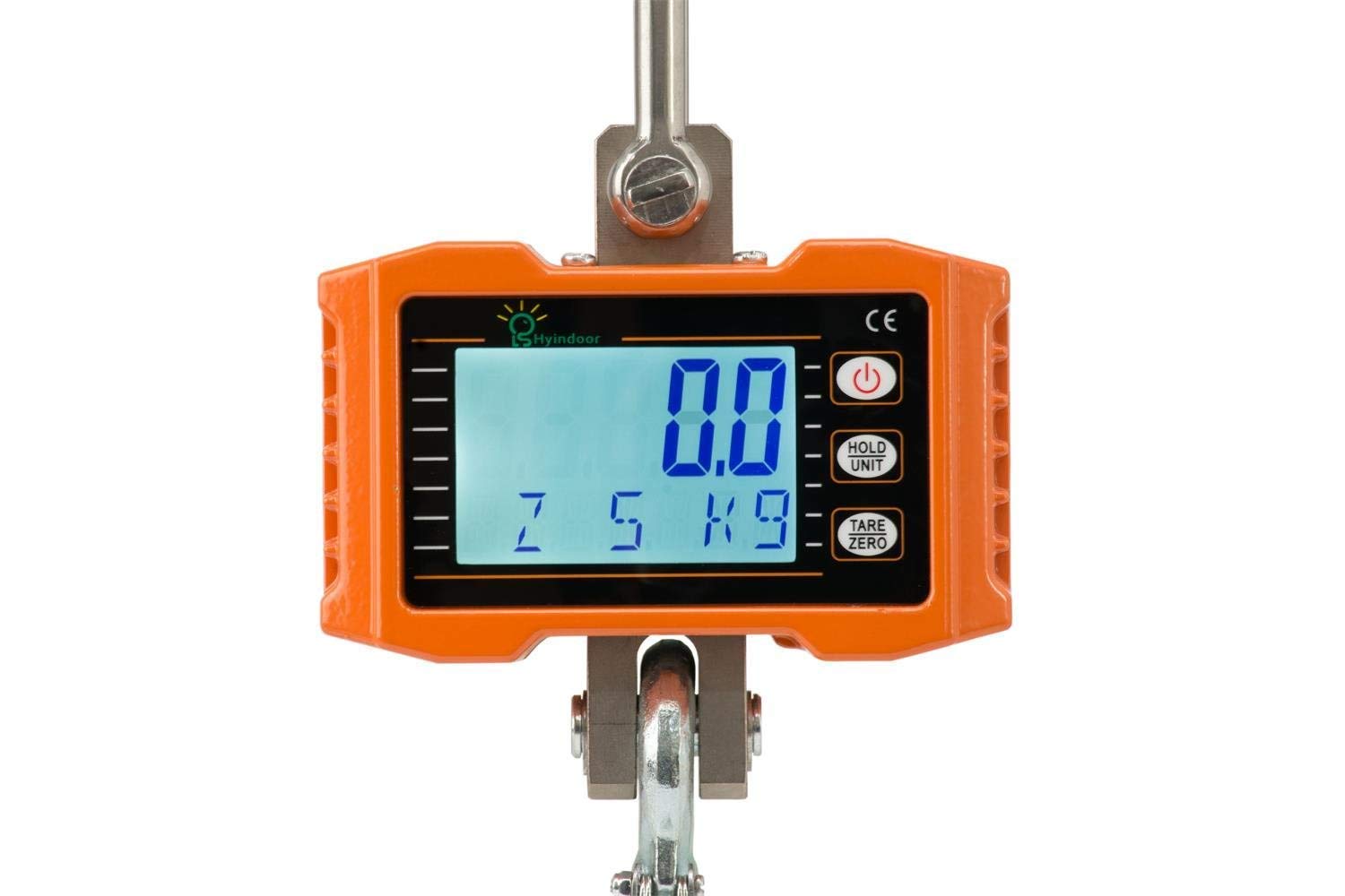 Hyindoor Crane Scale Digital Industrial Heavy Duty Scale Smart High Accuracy Electronic Hanging Scale (500kg/1000lb)