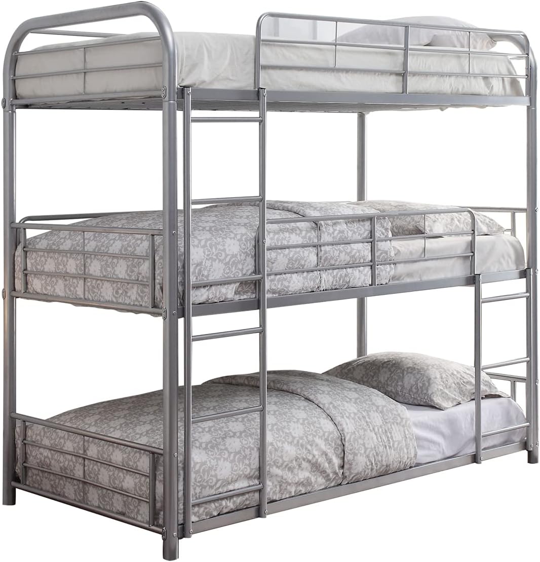 ACME FURNITURE AC-38100 Bunk, Twin, Silver