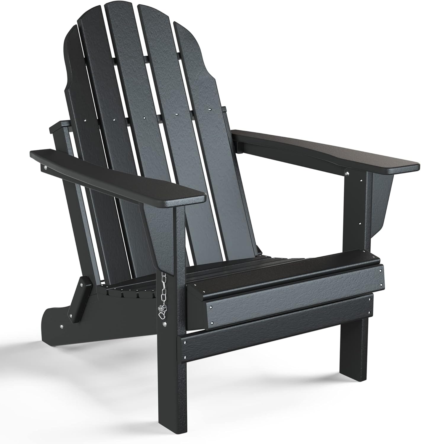 Folding Adirondack Chair, Patio Outdoor Chairs by Gettati, HDPE Plastic Resin Deck Chair, Painted Weather Resistant, for Deck, Garden, Backyard & Lawn Furniture, Fire Pit, Porch Seating by Gettati