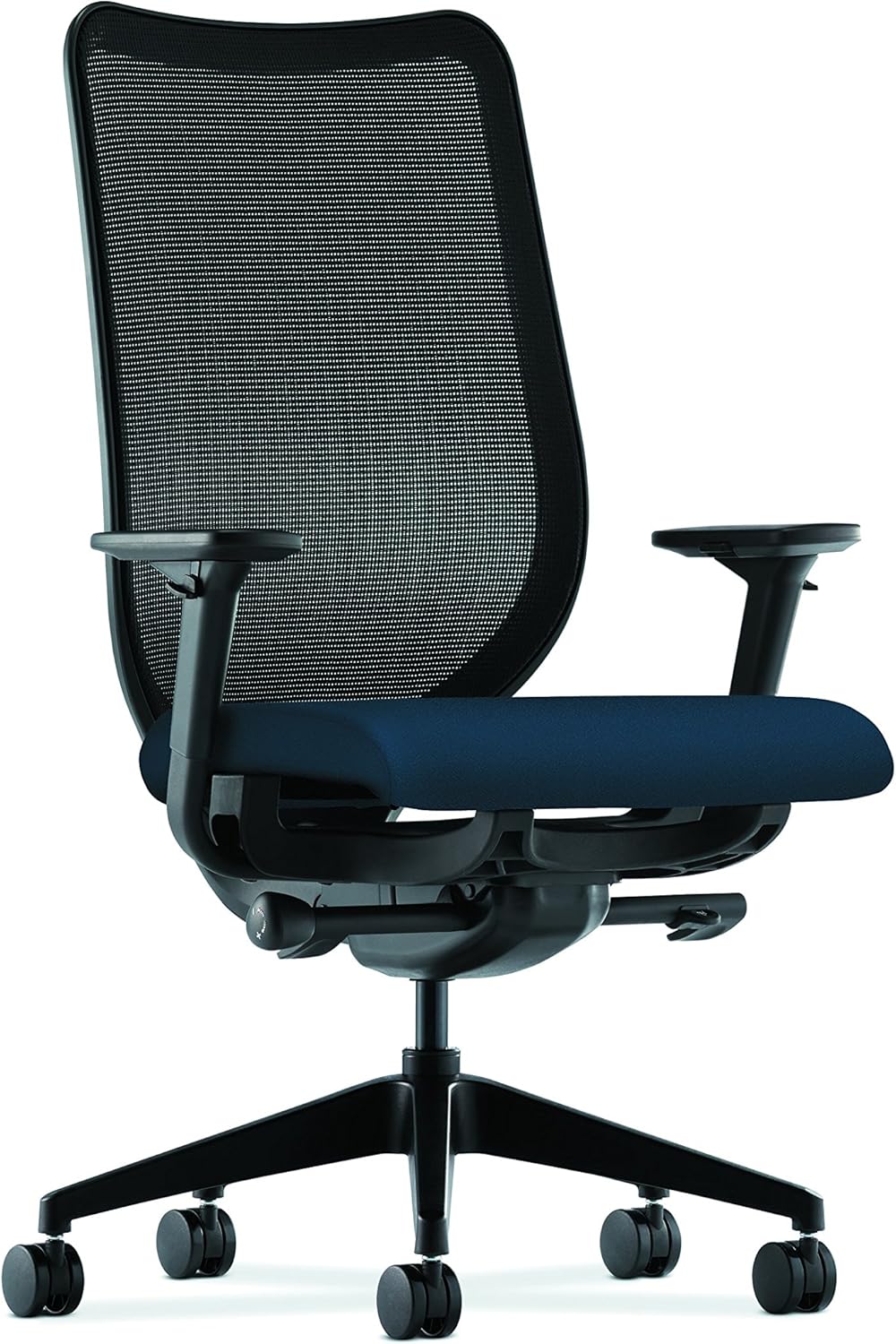 HON Nucleus Mesh Task Chair - Knit Mesh Back Computer Chair with Adjustable Arms, Black (HN1)