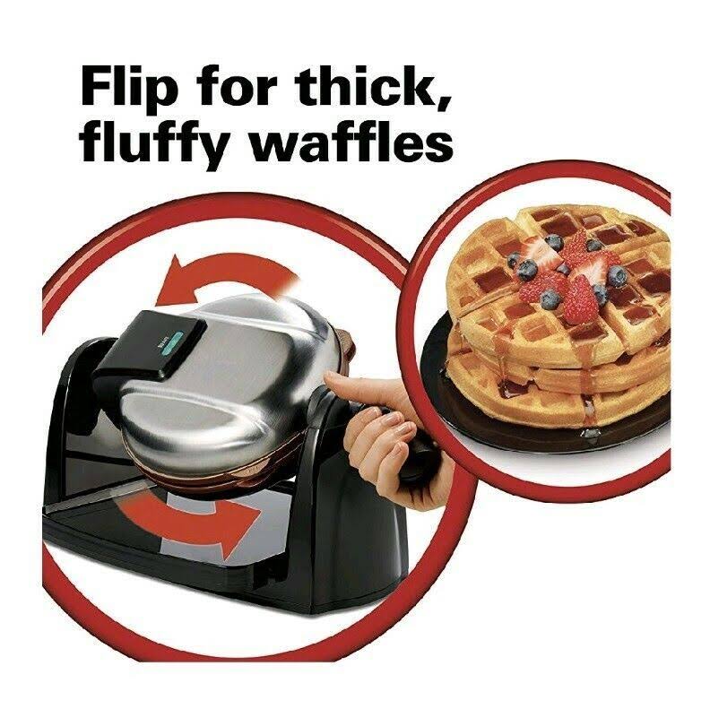 Hamilton Beach 26031HB Belgian Removable Waffle Maker - Black