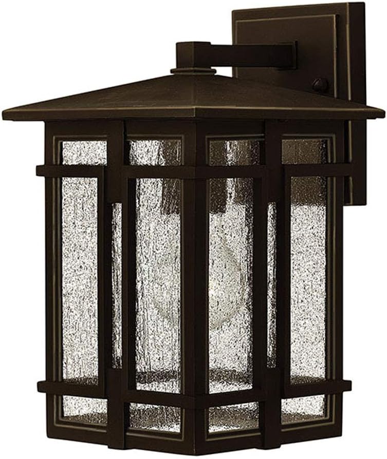 Hinkley Tucker Collection One Light Medium Outdoor Wall Mount, Museum Black