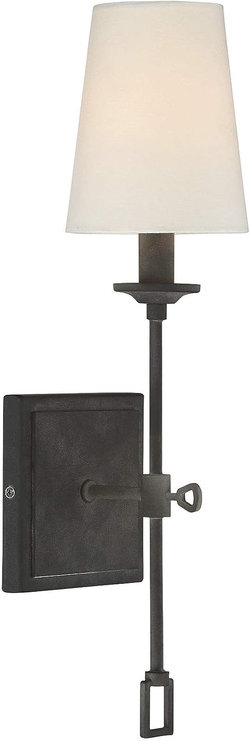 Savoy House 9-9004-1-88 Lorainne 1-Light Sconce in Oxidized Black