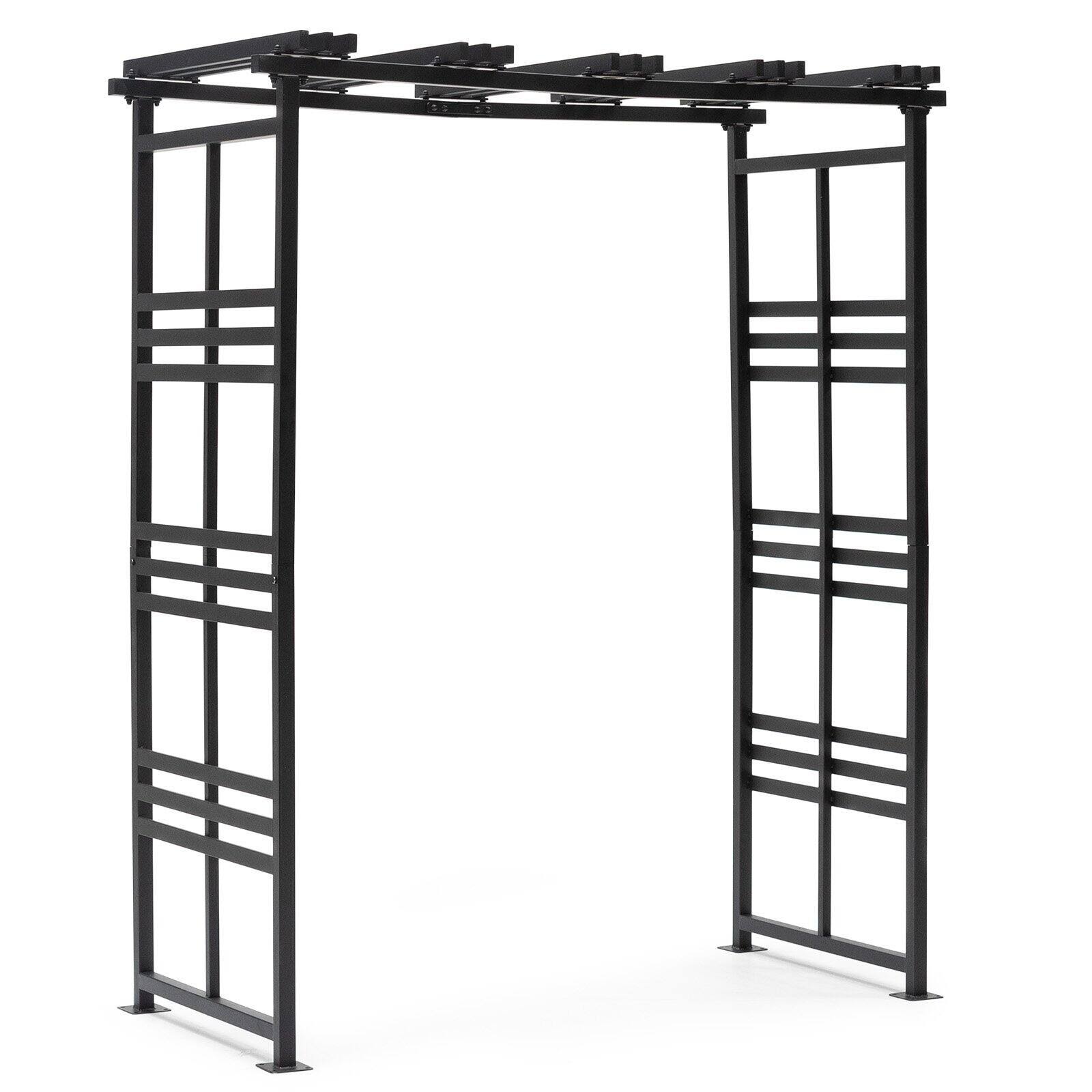 Belham Living Sparrow Ridge Modern Industrial Arbor, Black