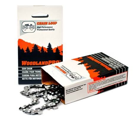 WoodlandPRO 24 inch 30rc Chainsaw Chain Loop (3/8 x .050) 81 Drive Links - 10 Pack