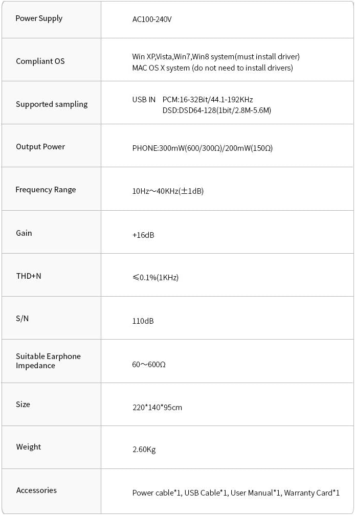 XDUOO TA-03S USB PCM32bit/192KHZ CS43982 DSD128 DAC XMOS U8 AUX Input Tube Headphone Amplifier