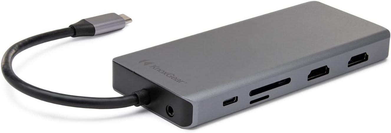 Knox Gear Kernel 13-in-1 USB-C PD Multiple Display PD-C Charging Port Hub Pack of 2