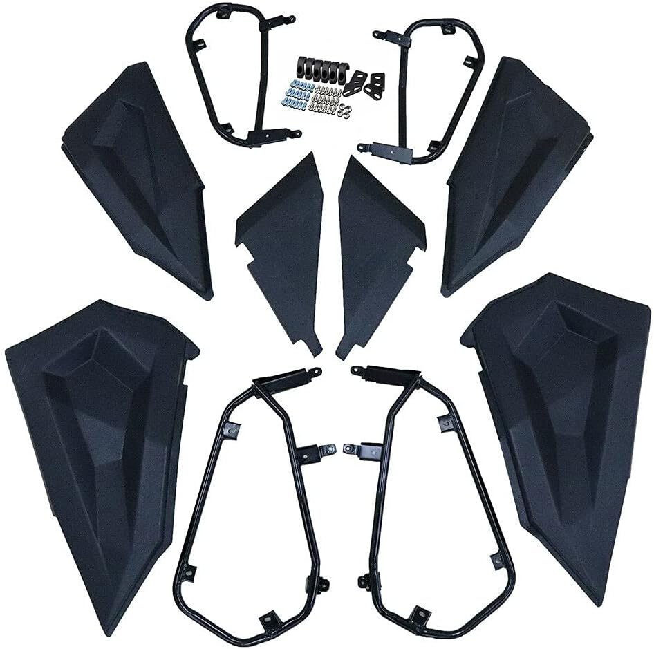 TWDRET Lower Door Plastic Panels Compatible with 4 Doors 2014-2021 Polaris RZR XP 1000-4 Lower Doors Panels with Metal Tube Frame Replace # 2879942