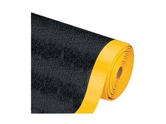 Box Partners MAT251BY 2 Foot x 3 Foot Black-Yellow Premium Anti-Fatigue Mat