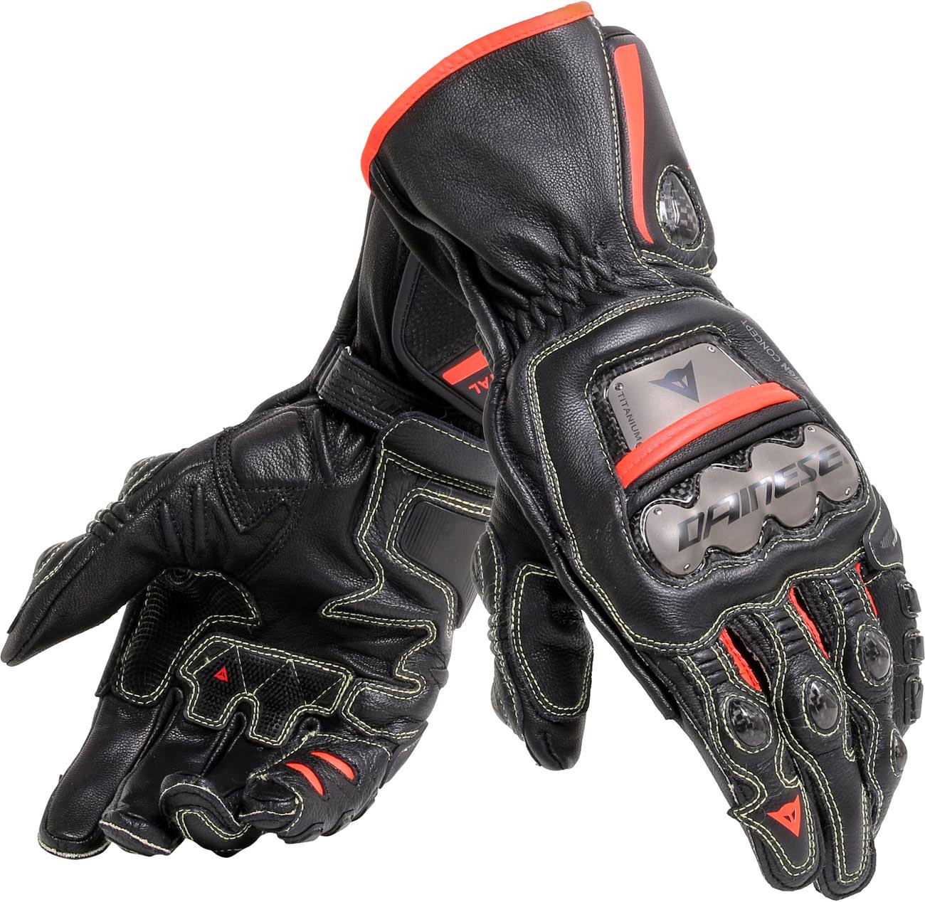 Dainese Full Metal 6 Gloves Black-fluo Red L