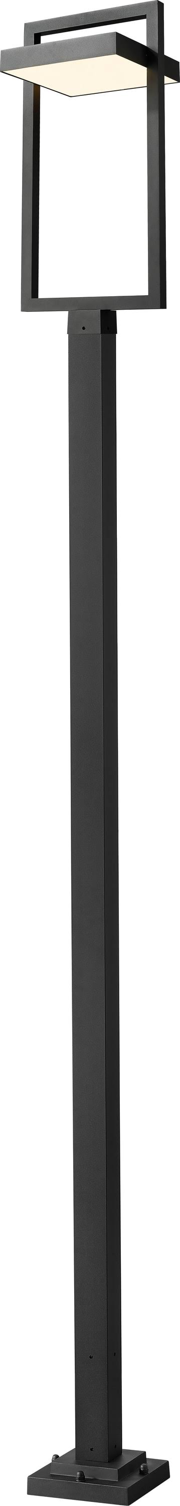 Z Lite 1 Light Outdoor Post Mounted Fixture 566PHXLS 536P BK LED (Black)