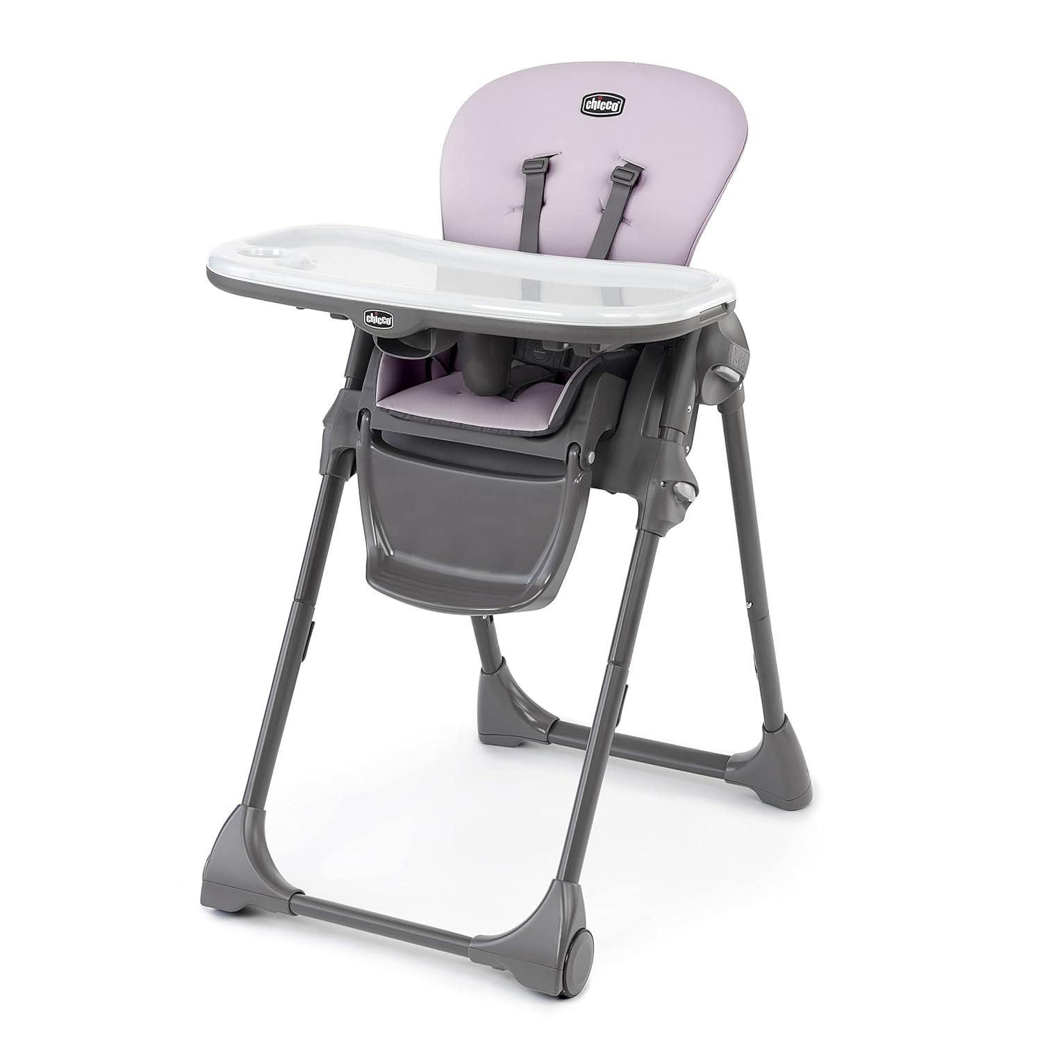 Chicco Polly Highchair - Black , 33x21.5x41 Inch (Pack of 1)