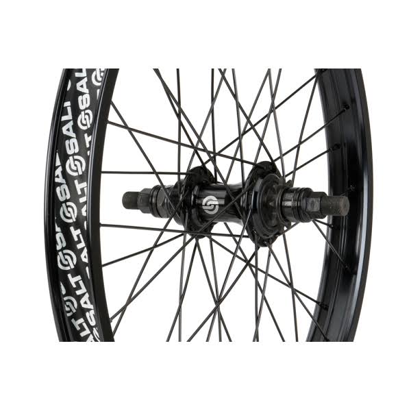 Salt Rookie 20x22 Rear Cassette Wheel, 14mm Axle, RHD 9T Driver, Black