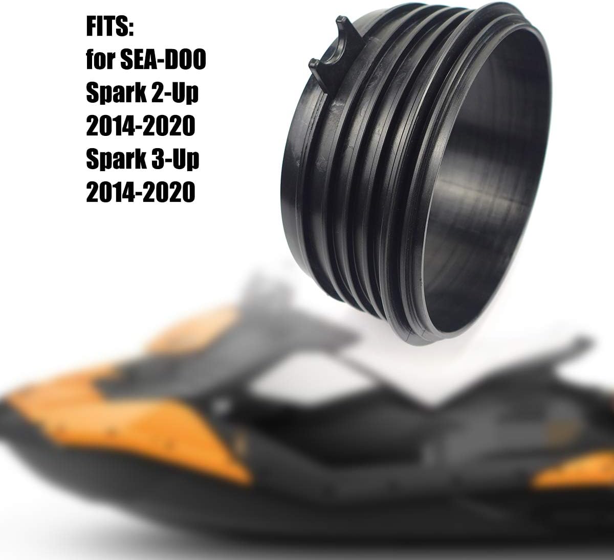 TIKSCIENCE Spark Jet Pump Wear Ring Fit All Sea-Doo Seadoo 900 HO Ace Trixx Spark Models 2014-2020 2UP & 3UP, 267000617 267000813 267000925, Black Plastic Ring
