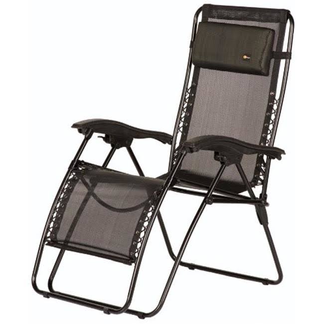 Faulkner FLK-48962 Malibu Mesh Recliner with Plastic Armrests - Black