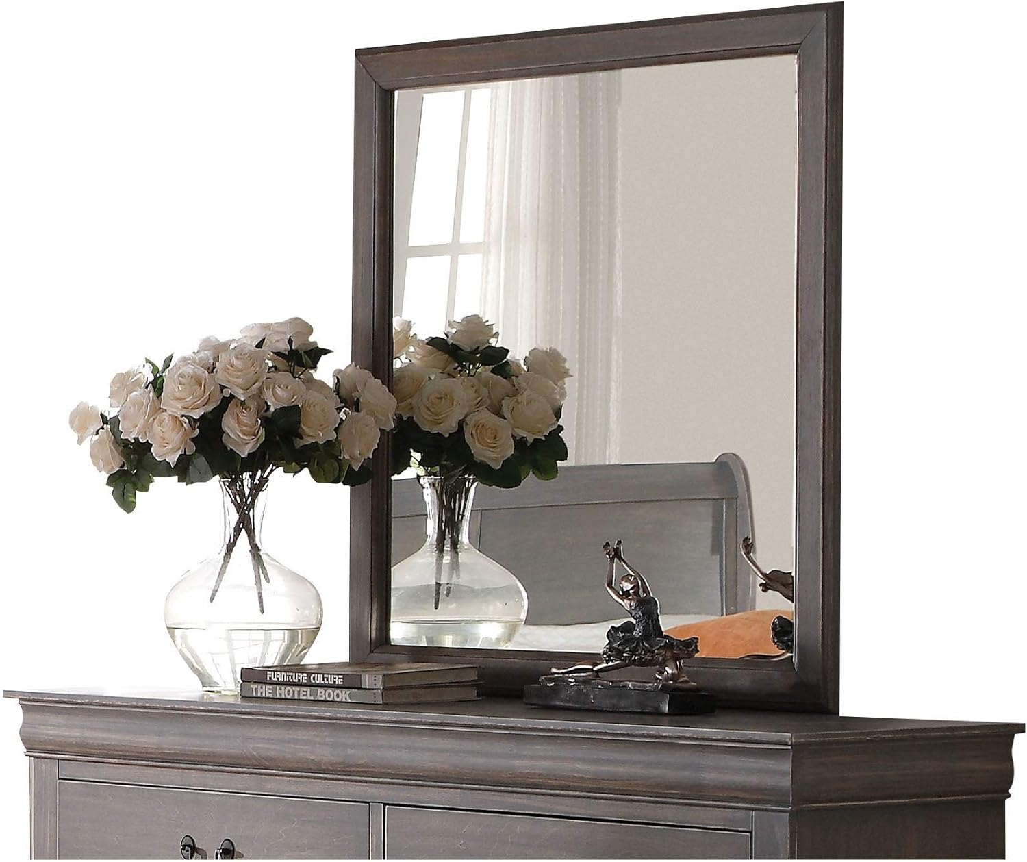 ACME Furniture Louis Philippe III 25503 Nightstand, Antique Gray