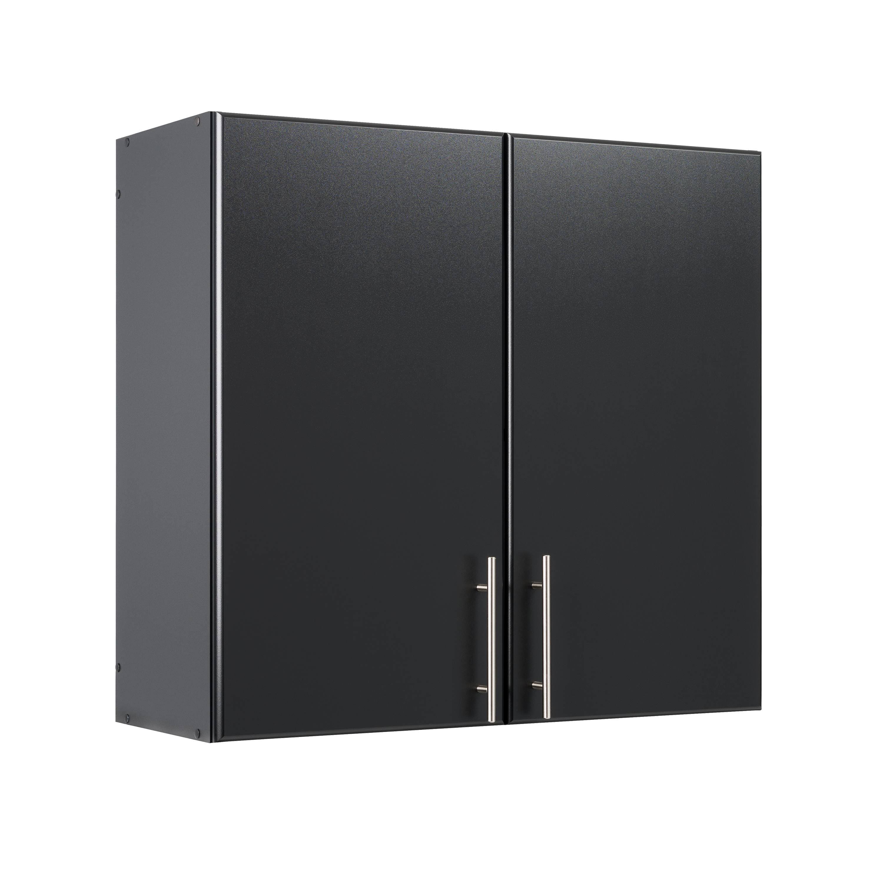 Prepac Elite 32x22 Wall Cabinet, Black