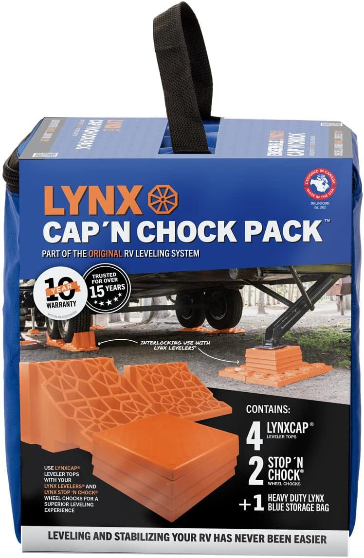 Tri-Lynx Cap 'N Chock Pack, Orange