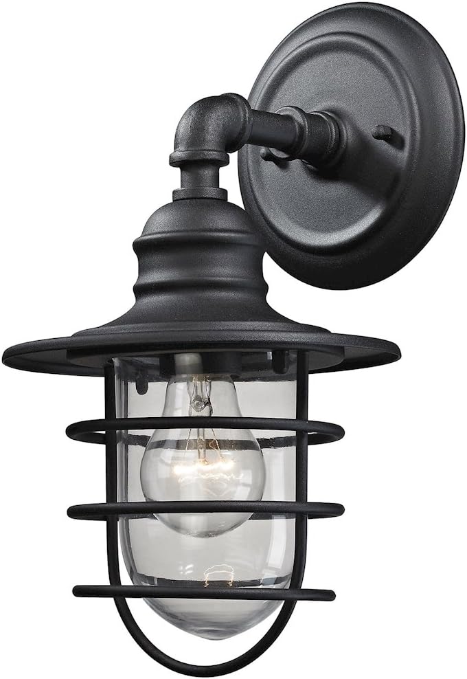 Elk Lighting 45212/1 Wall-sconces, 13 x 7 x 8, Gray,13 x 7 x 8