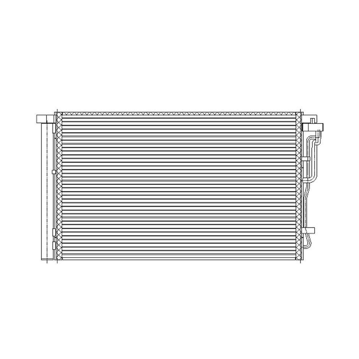Replace CND30030 A/C Condenser