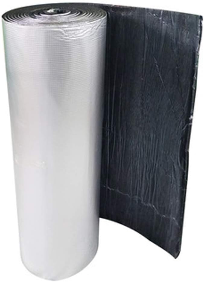 ZYHW 394mil 10.76sqft Car Sound deadening Mat Noise Sound Deadener Soundproof Cotton Audio Insulation Heat Waterproof 100x100cm Pack of 2