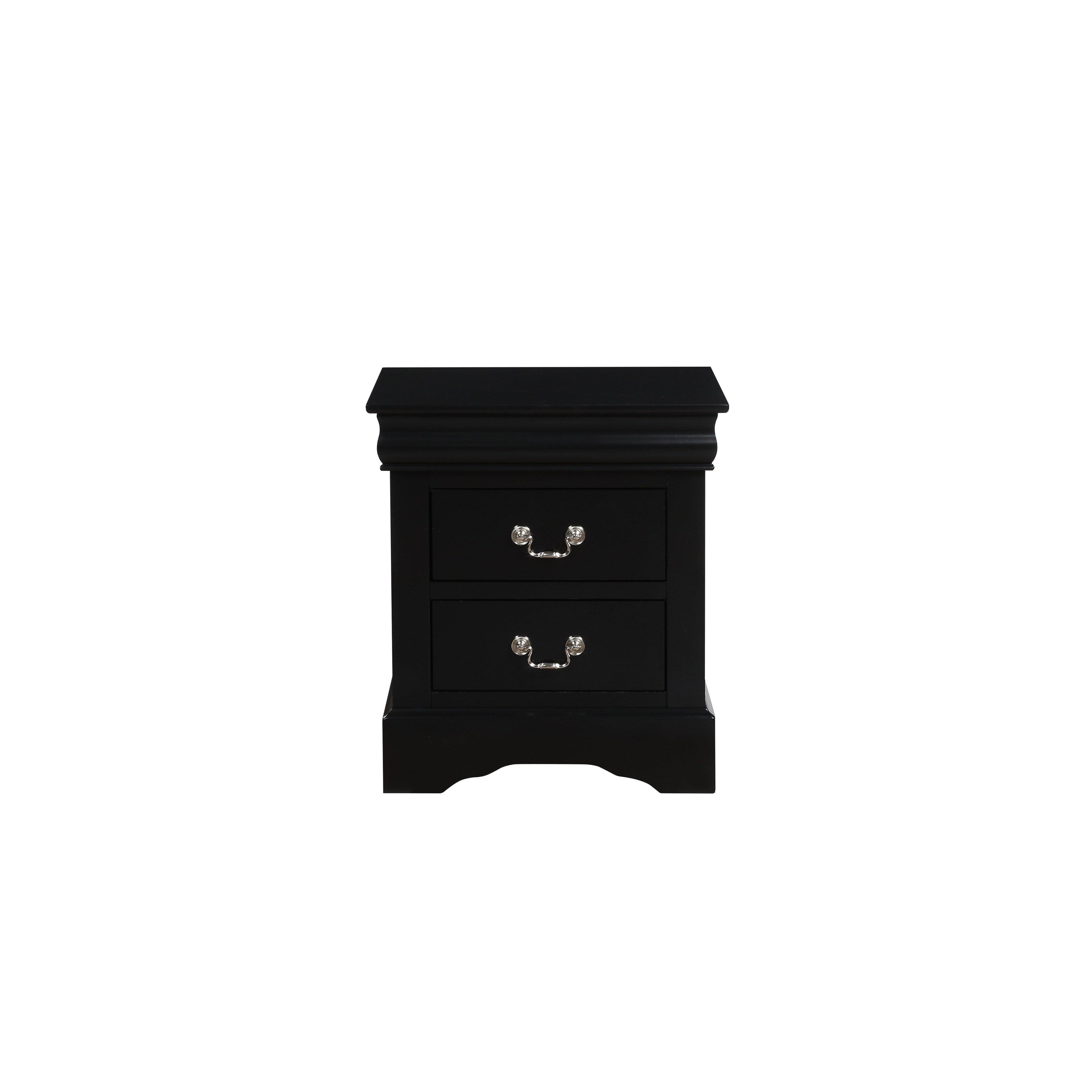 Acme Louis Philippe III Nightstand Black