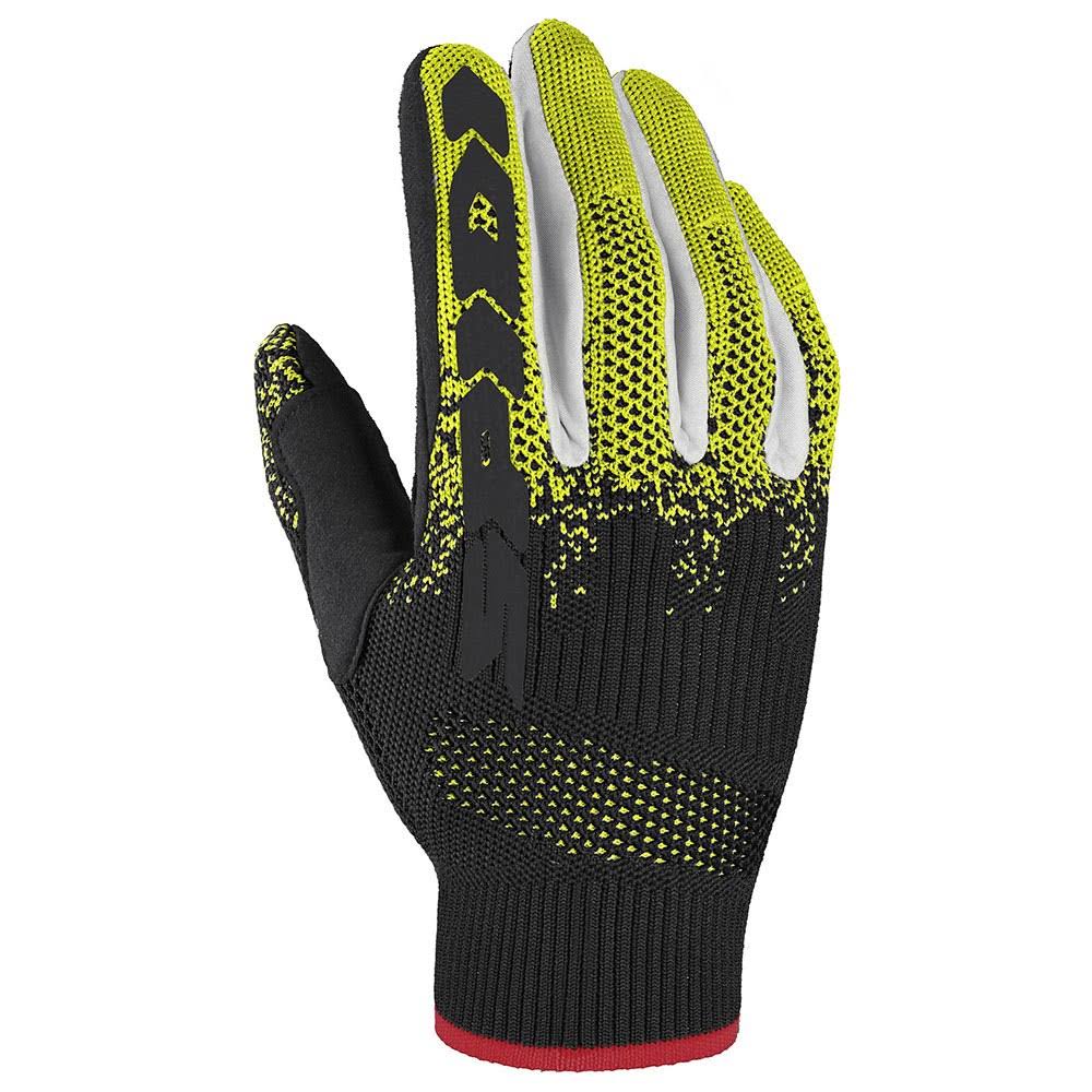 Spidi X-Knit, Gloves - Black/Neon-Yellow/White - L