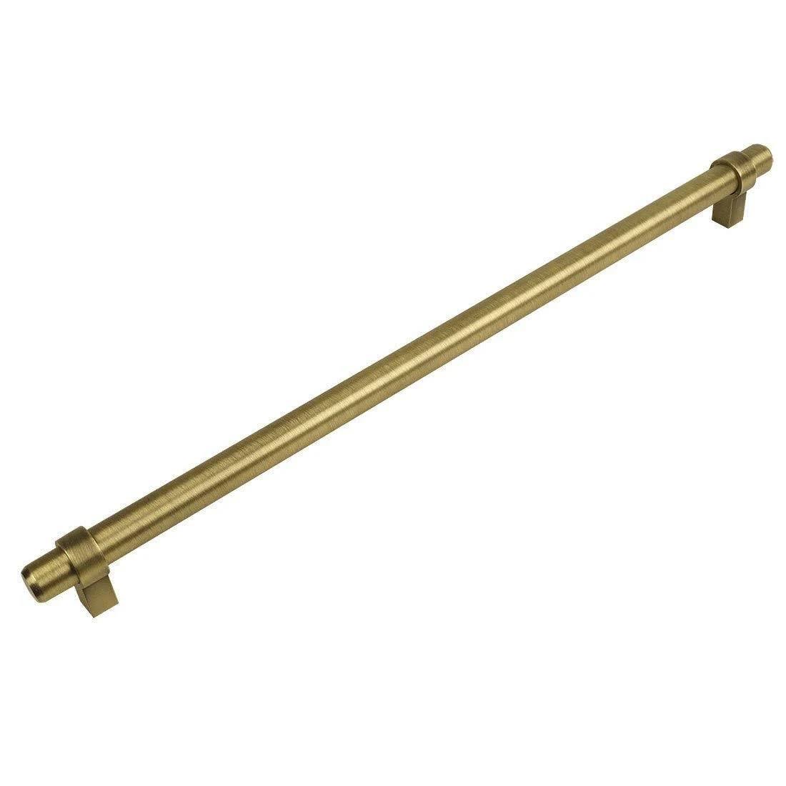 Cosmas 161-319BAB Brushed Antique Brass Cabinet Bar Handle Pull - 12-5/8 inch (319mm) Hole Centers - 10 Pack