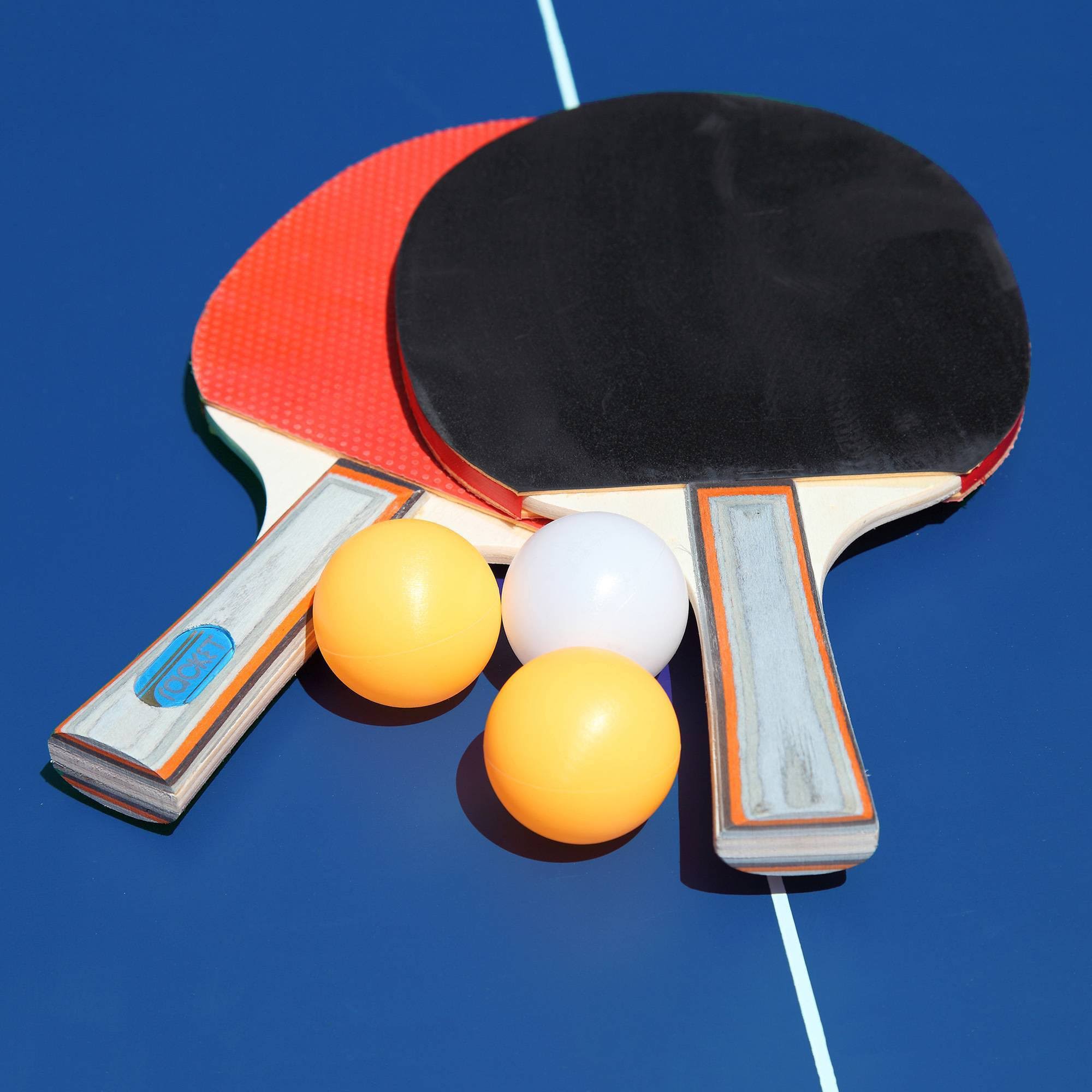 Hathaway Back Stop Table Tennis Table - Blue