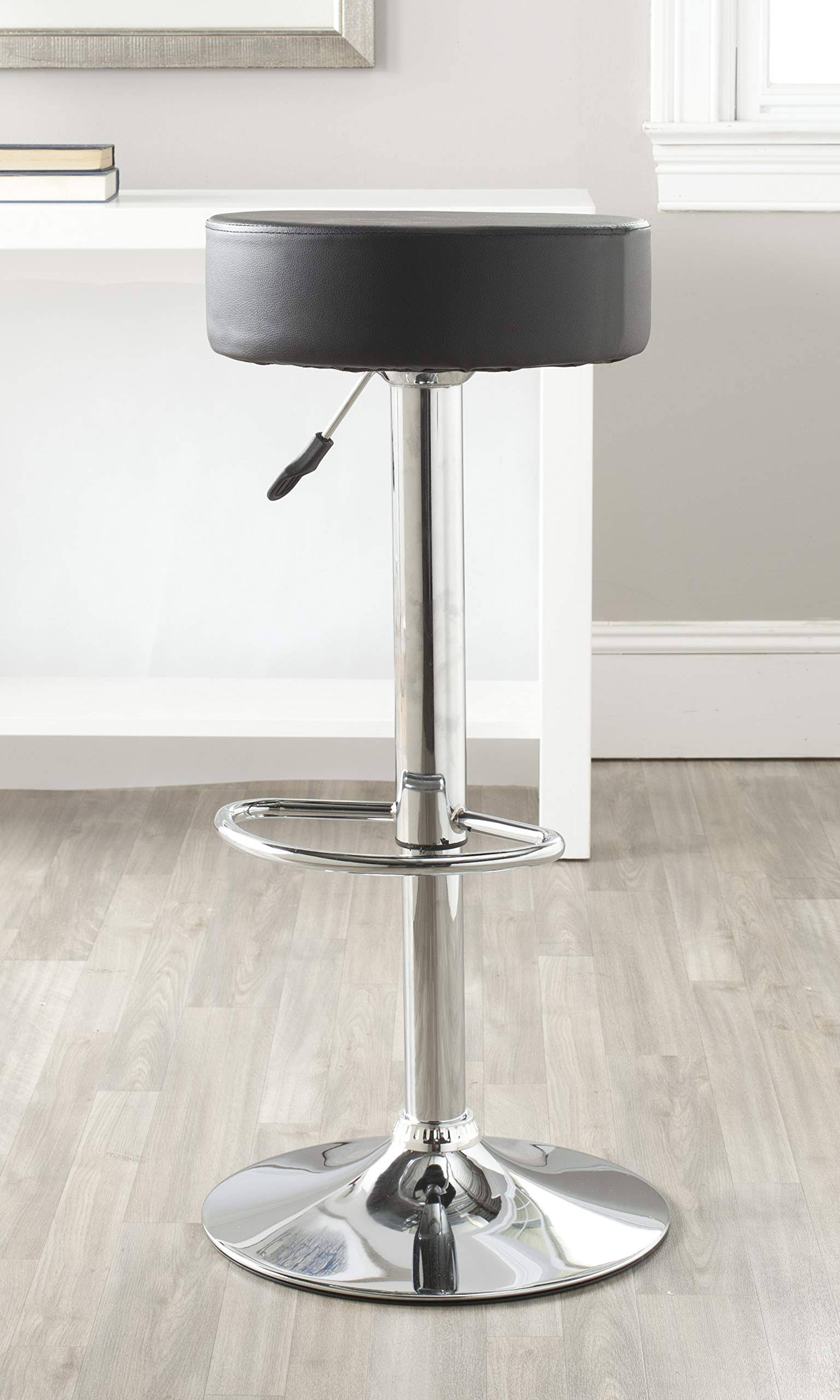 Safavieh Jude Black Swivel Bar Stool