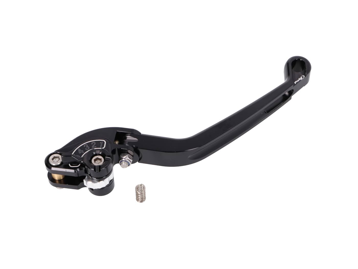 Front Brake Lever Puig 2.0 Adjustable, Folding - Black