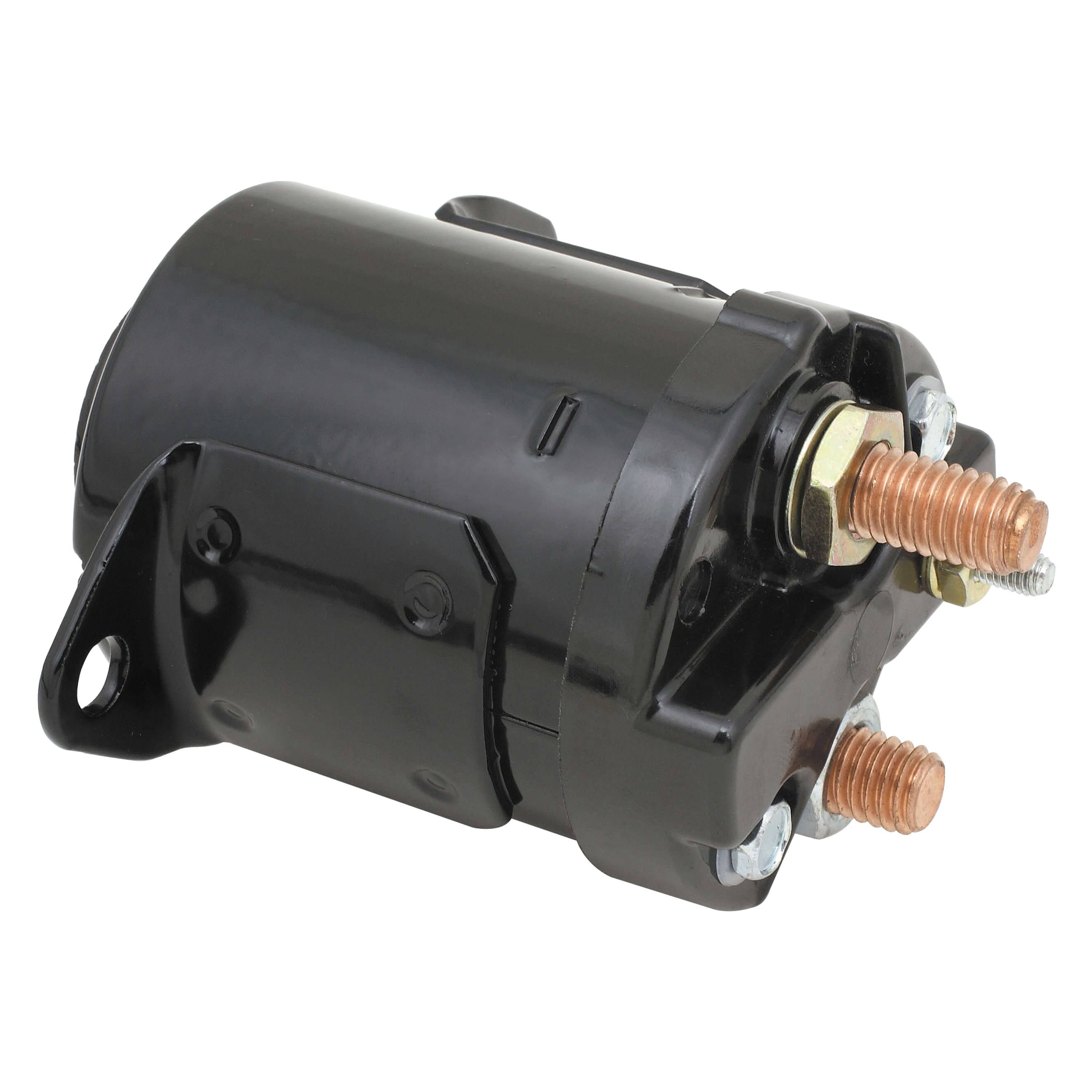 Accel (40114B) Starter Solenoid - Dual Bracket (Black)