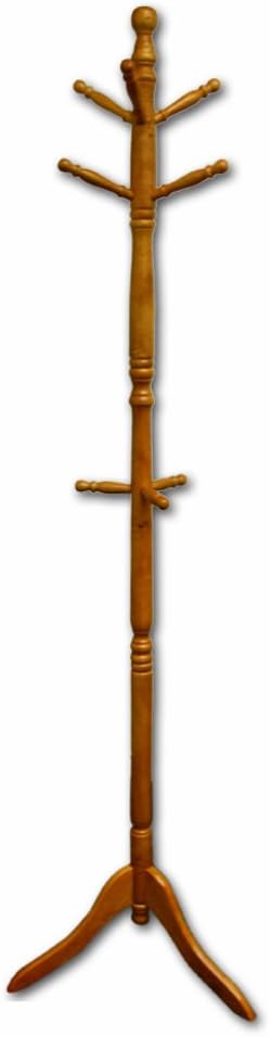 ORE International Cherry Finish Wood Swivel Coat Rack Pack of 2