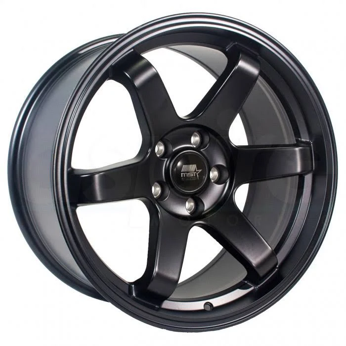MST Wheels MT01 Black 18x9.5 5x100 (5x4.00) +35mm Rim