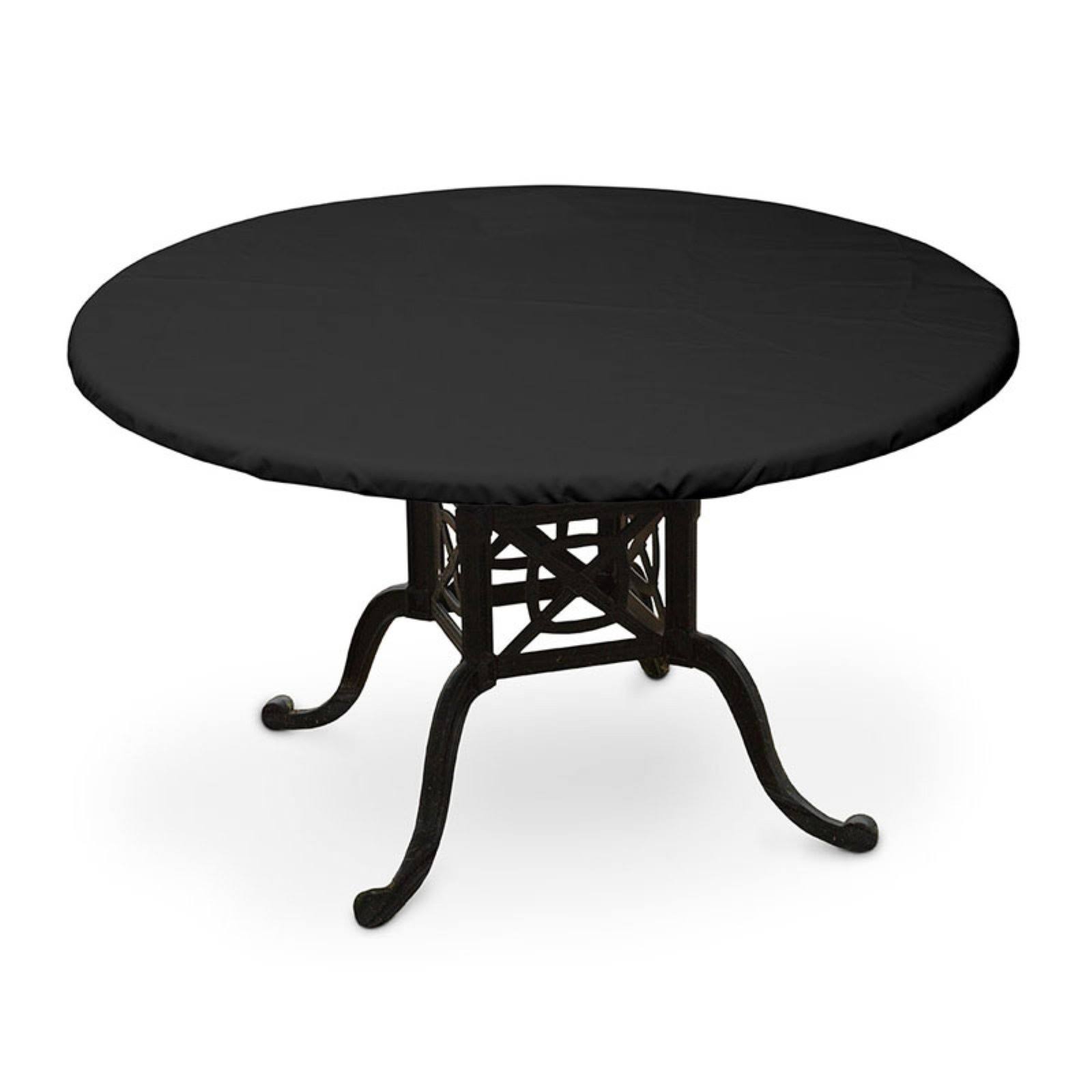 KoverRoos Weathermax Round Dining Table Top COVER, Black