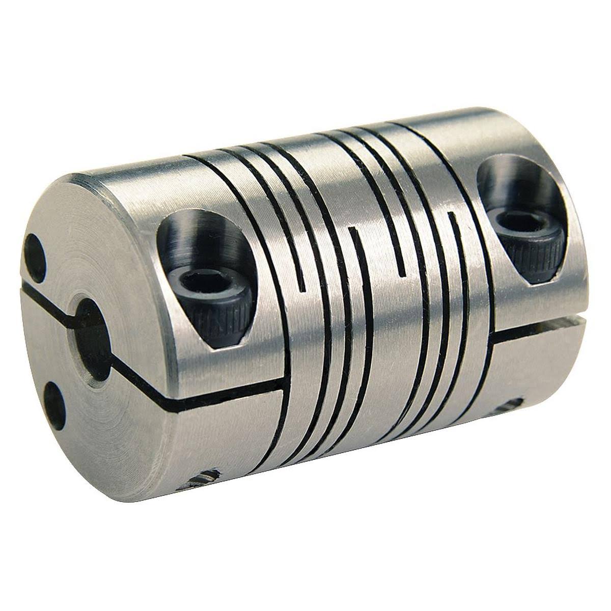 Ruland Manufacturing FCR12-4-4-SS Coupling, 6 Beam CLAMP, Bore 1/4 x 1/4 in