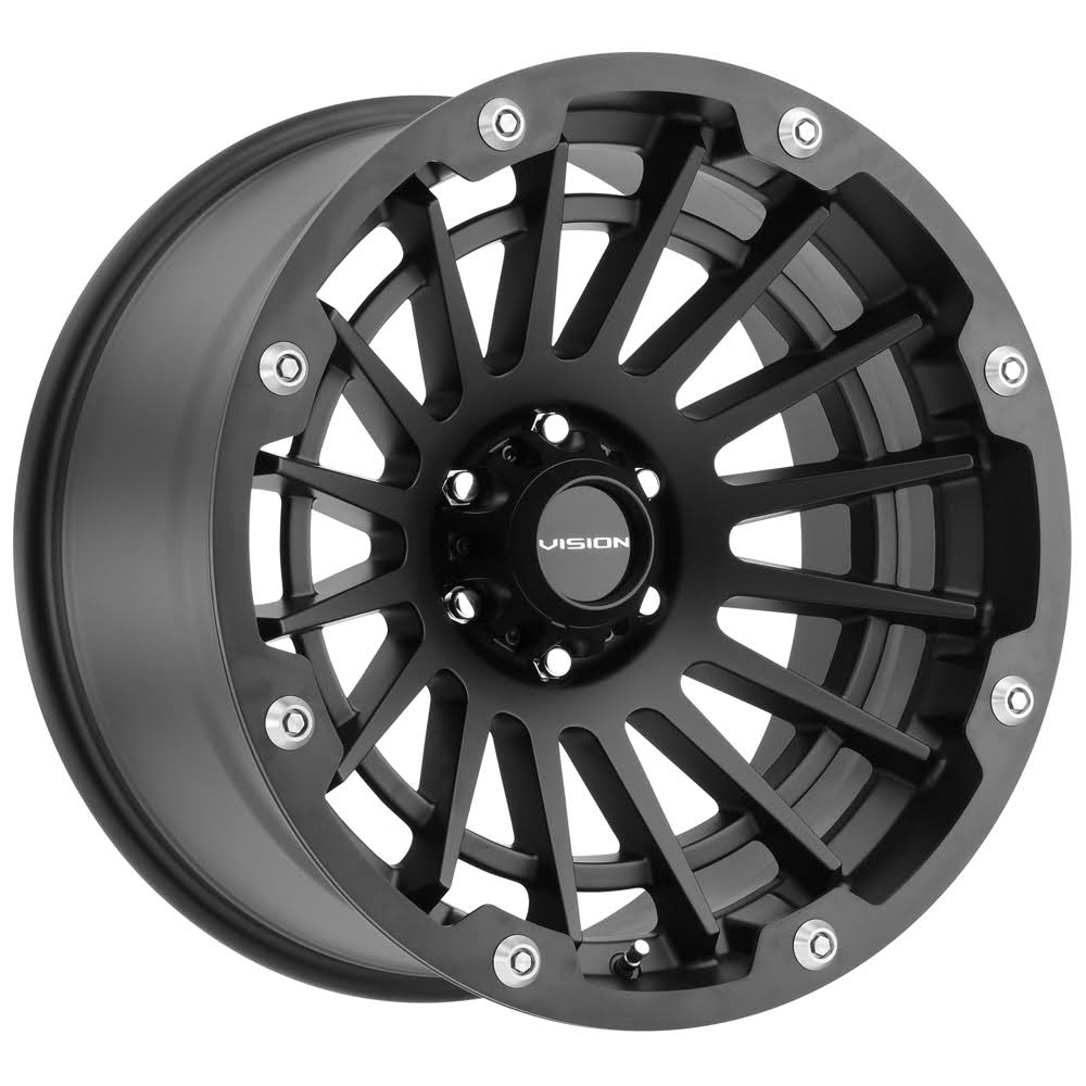 Vision 417 Creep 17x9 8x170 +12mm Satin Black Wheel Rim