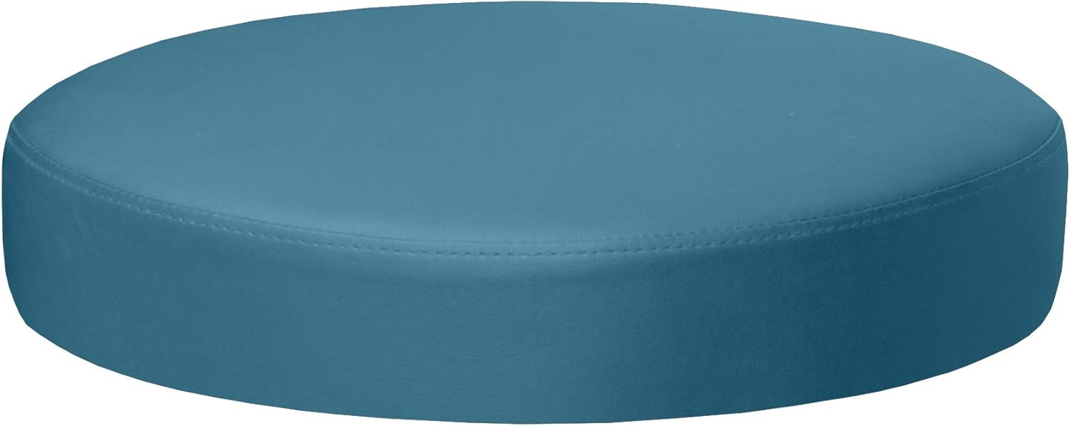 Eric Low Round Ottoman- Peacock Teal Pack of 2