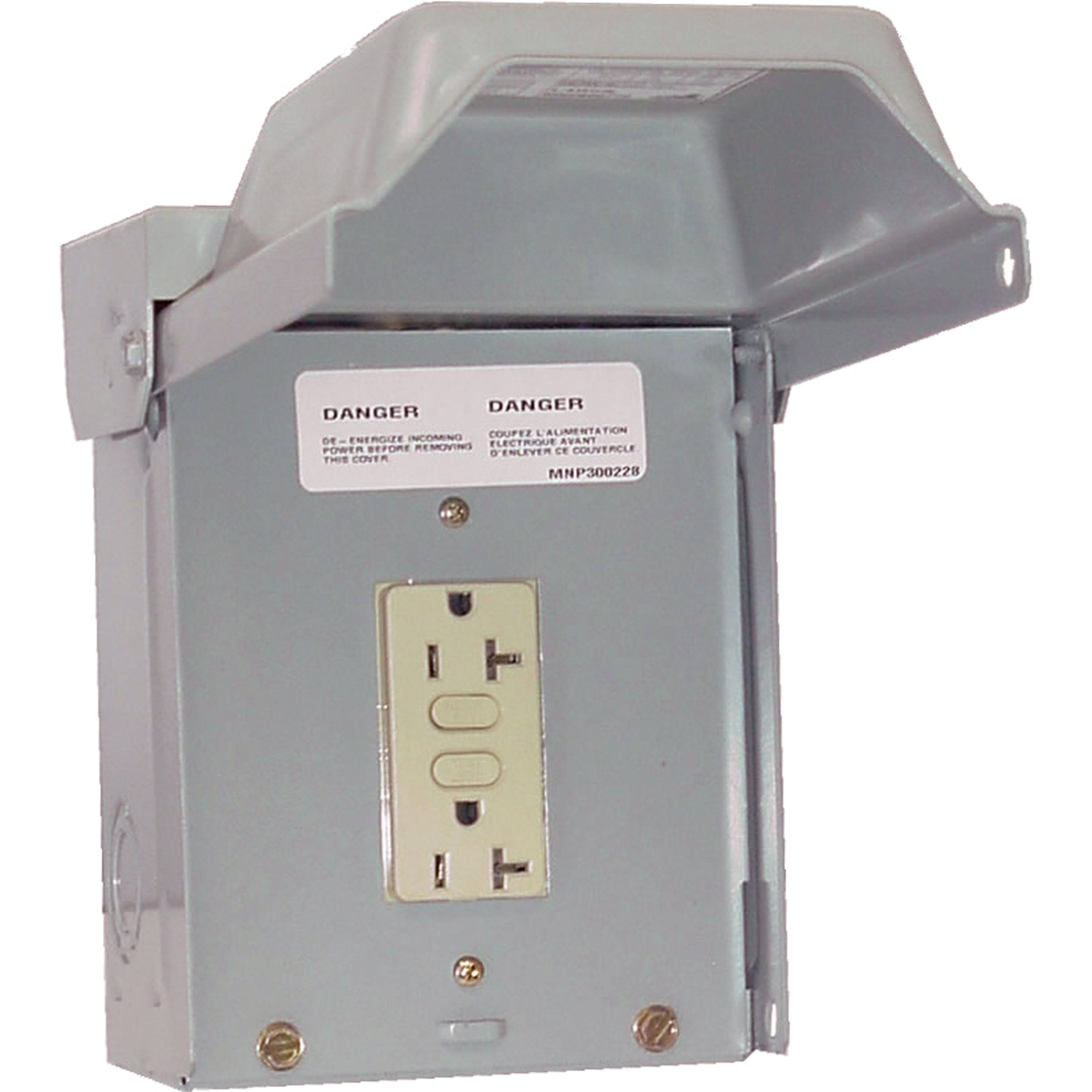 Midwest Outlet Boxes w/ GFCI - Single Receptacle, U010010