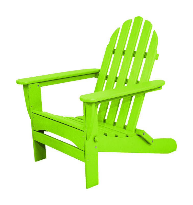 Ivy Terrace Classics Folding Adirondack Chair, Green