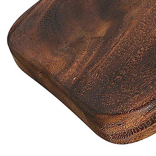 Zassenhaus Acacia Wood Serving Board with Handle, 18-inch by 7.5-Inch, Natural